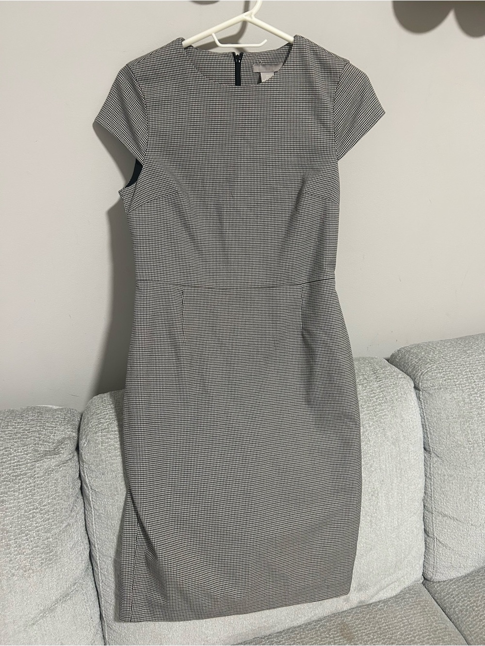 H&M Gray Midi Work Dress